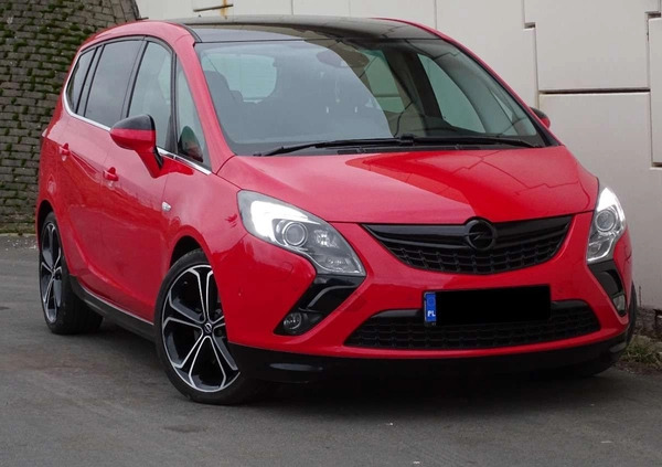 Opel Zafira cena 35900 przebieg: 198000, rok produkcji 2012 z Zawiercie małe 191